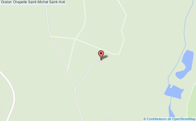 plan Chapelle Saint-michel Saint-avé Saint-Avé