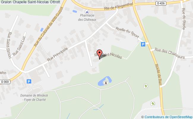 plan Chapelle Saint-nicolas Ottrott Ottrott