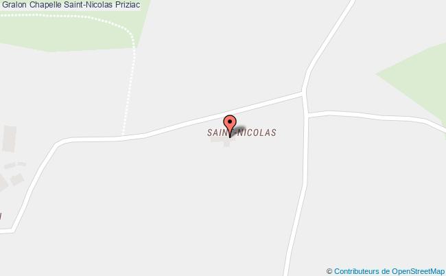 plan Chapelle Saint-nicolas Priziac Priziac