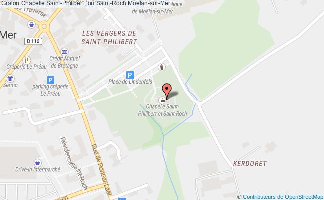 plan Chapelle Saint-philibert, Ou Saint-roch Moëlan-sur-mer Moëlan-sur-Mer