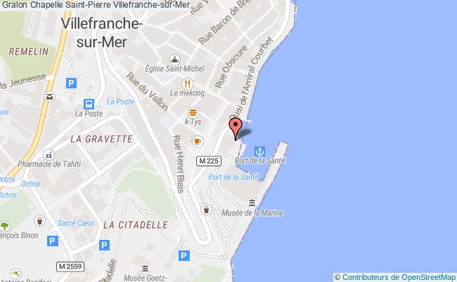 plan Chapelle Saint-pierre Villefranche-sur-mer Villefranche-sur-Mer