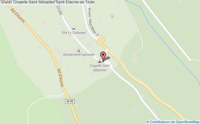 plan Chapelle Saint-sébastien Saint-etienne-de-tinée Saint-Etienne-de-Tinée