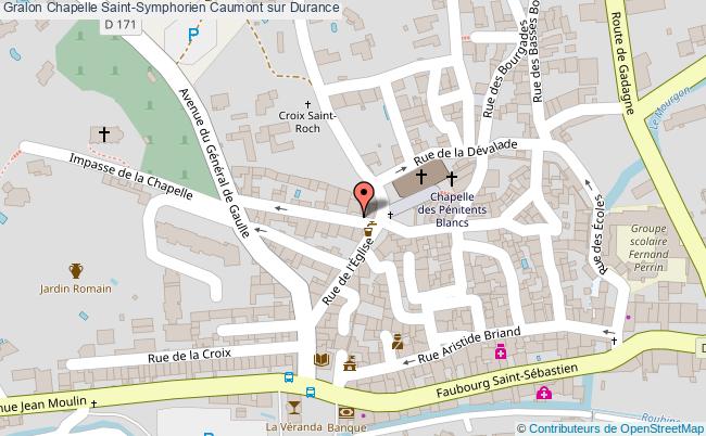 plan Chapelle Saint-symphorien Caumont Sur Durance Caumont sur Durance
