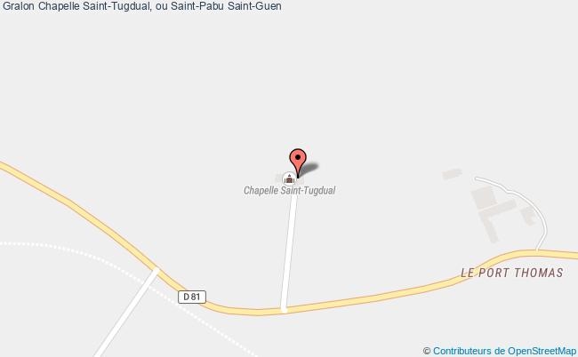 plan Chapelle Saint-tugdual, Ou Saint-pabu Saint-guen Saint-Guen