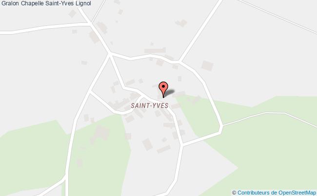 plan Chapelle Saint-yves Lignol Lignol