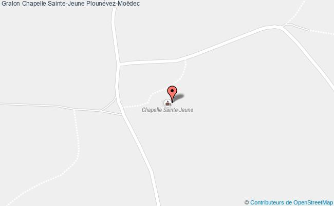 plan Chapelle Sainte-jeune Plounévez-moëdec Plounévez-Moëdec