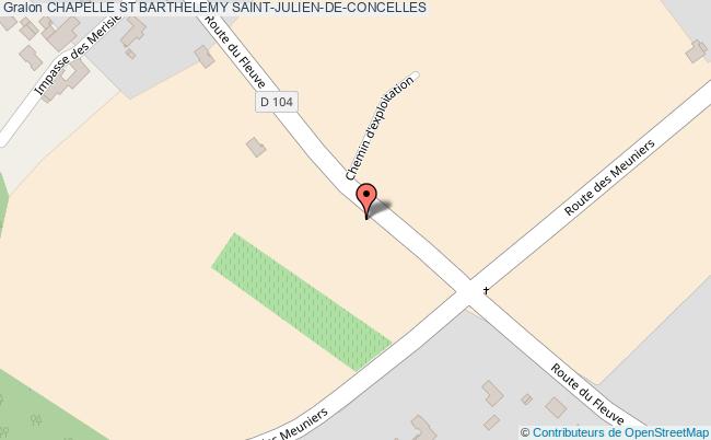 plan Chapelle St Barthelemy Saint-julien-de-concelles SAINT-JULIEN-DE-CONCELLES