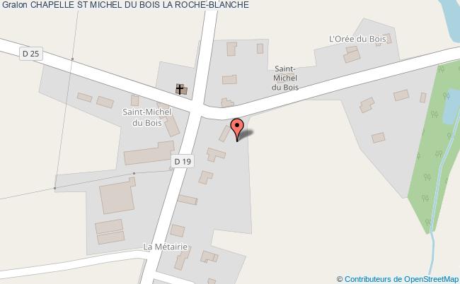 plan Chapelle St Michel Du Bois La Roche-blanche LA ROCHE-BLANCHE