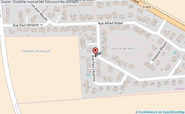 plan Charlotte Henrionnet Doncourt-lès-conflans Doncourt-lès-conflans