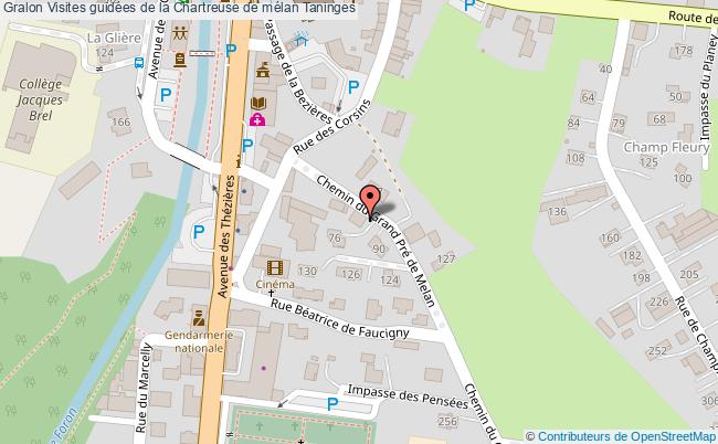 plan Chartreuse De Mélan Taninges Taninges