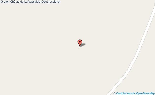 plan Châtau De La Vassaldie Gout-rossignol Gout-rossignol