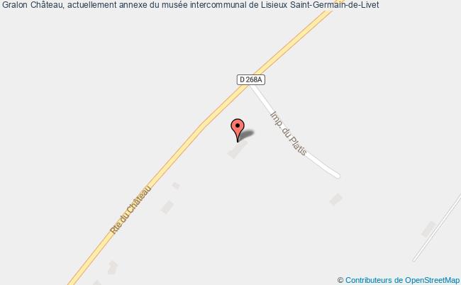 plan Château, Actuellement Annexe Du Musée Intercommunal De Lisieux Saint-germain-de-livet Saint-Germain-de-Livet