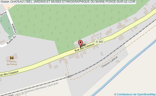 CHATEAU (16E), JARDINS ET MUSEE ETHNOGRAPHIQUE DU MAINE