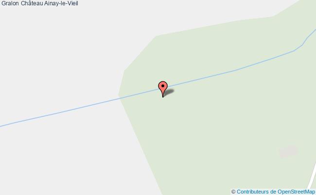 plan Château Ainay-le-vieil Ainay-le-Vieil