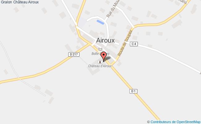 plan Château Airoux Airoux