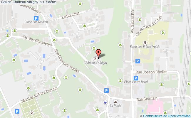 plan Château Albigny-sur-saône Albigny-sur-Saône