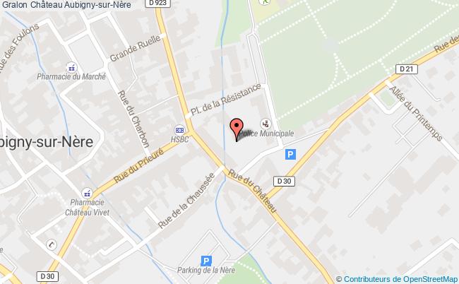 plan Château Aubigny-sur-nère Aubigny-sur-Nère