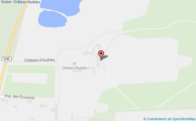 plan Château Audrieu Audrieu