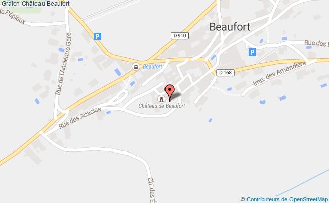 plan Château Beaufort Beaufort