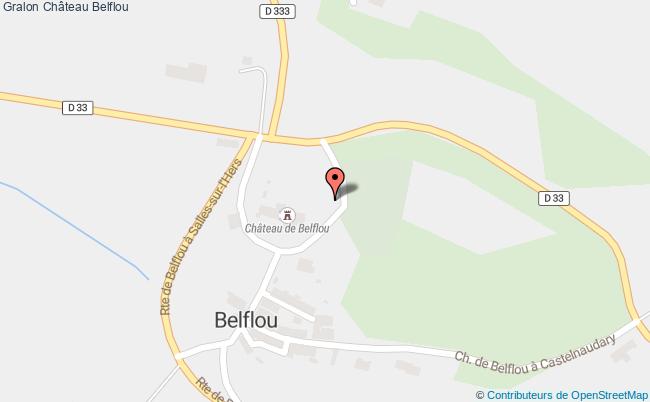 plan Château Belflou Belflou