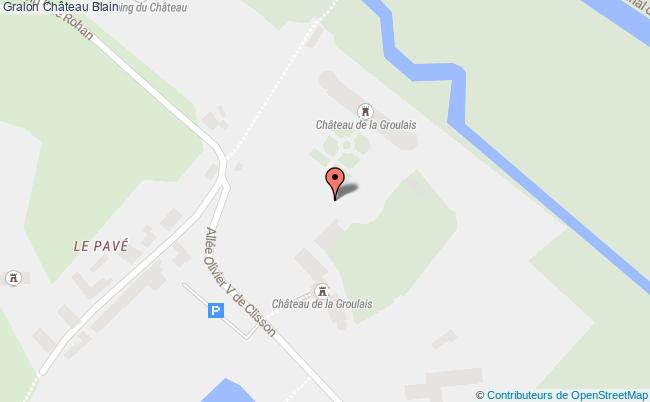 plan Château Blain Blain