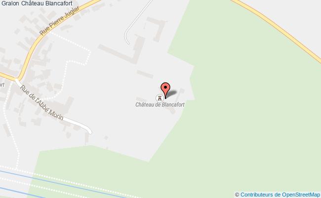 plan Château Blancafort Blancafort