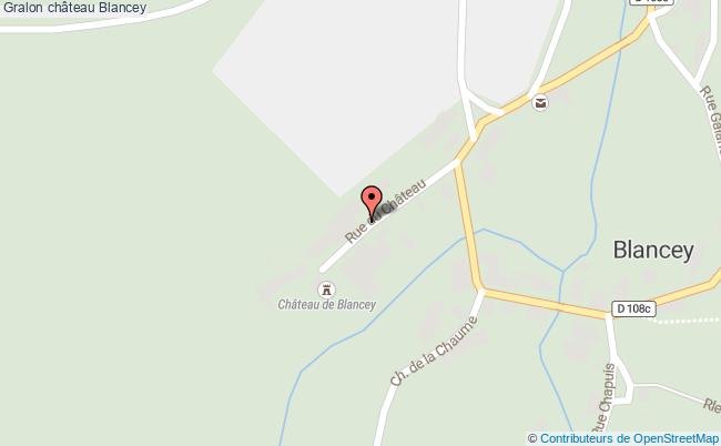 plan Château Blancey Blancey
