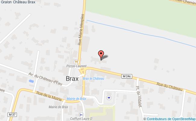 plan Château Brax Brax