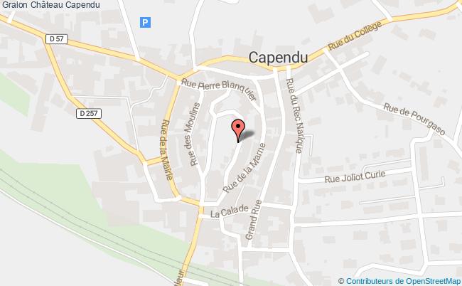 plan Château Capendu Capendu