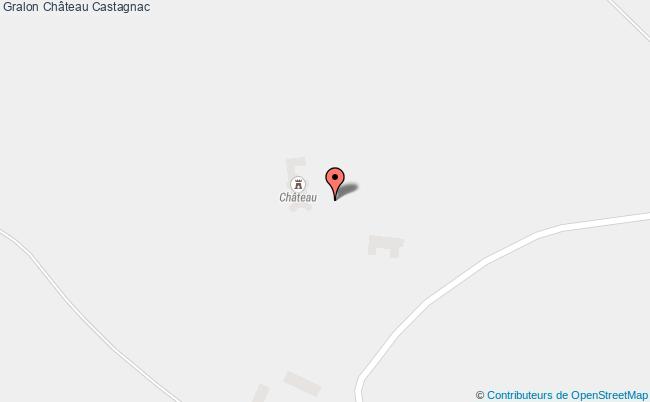 plan Château Castagnac Castagnac