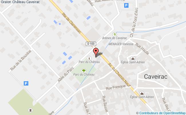 plan Château Caveirac Caveirac