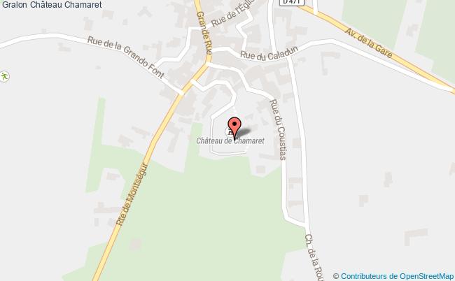 plan Château Chamaret Chamaret
