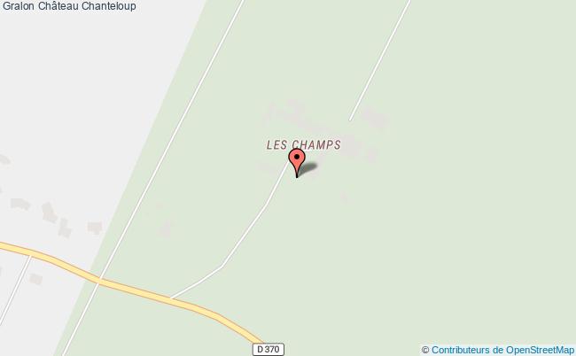 plan Château Chanteloup Chanteloup