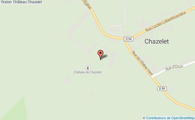 plan Château Chazelet Chazelet