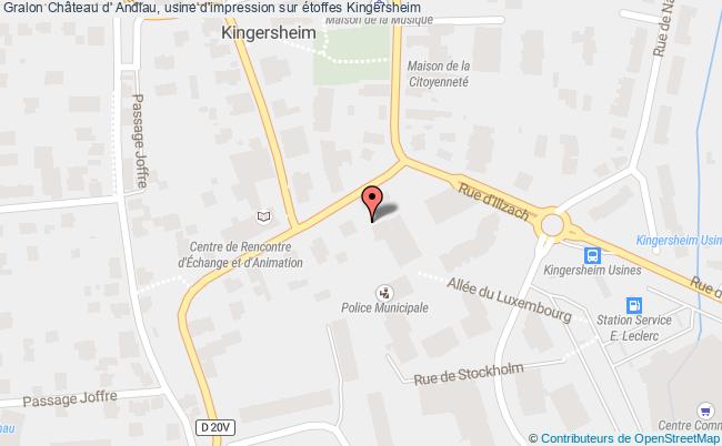 Château d' Andlau, usine d'impression sur étoffes