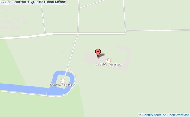 plan Château D'agassac Ludon-médoc Ludon-Médoc