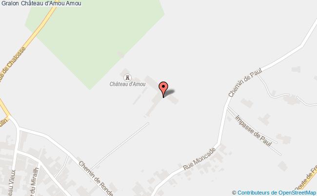 plan Château D'amou Amou Amou