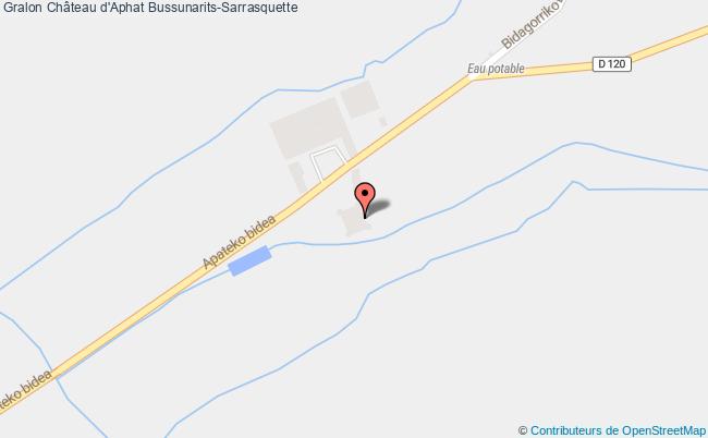 Château d'aphat Bussunaritssarrasquette tourisme