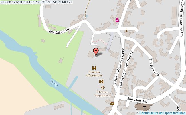 plan Chateau D'apremont Apremont APREMONT