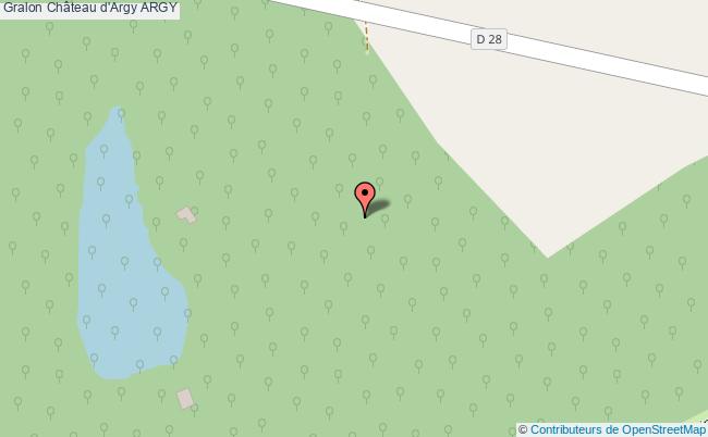 plan Château D'argy Argy ARGY