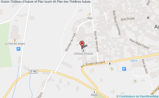 plan Château D'aubais Et Plan Taurin Dit Plan Des Théâtres Aubais Aubais