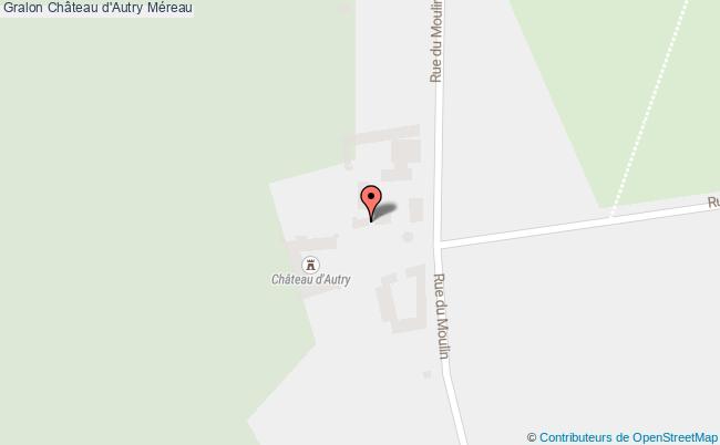 plan Château D'autry Méreau Méreau