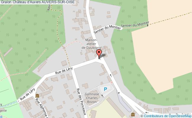 plan Château D'auvers Auvers-sur-oise AUVERS-SUR-OISE