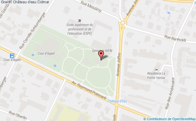 plan Château D'eau Colmar Colmar