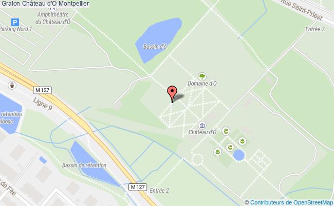 plan Château D'o Montpellier Montpellier