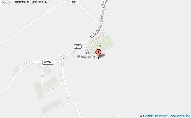 plan Château D'olce Iholdy Iholdy