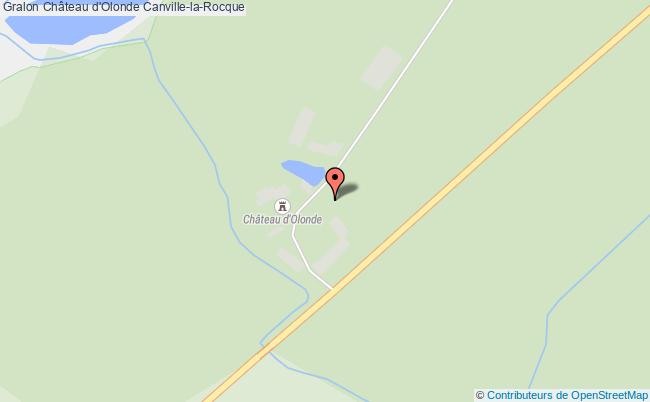 plan Château D'olonde Canville-la-rocque Canville-la-Rocque