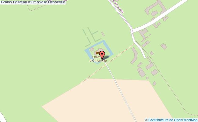 plan Chateau D'omonville Denneville Denneville