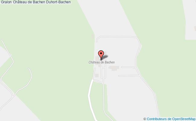 Château de bachen Duhortbachen tourisme