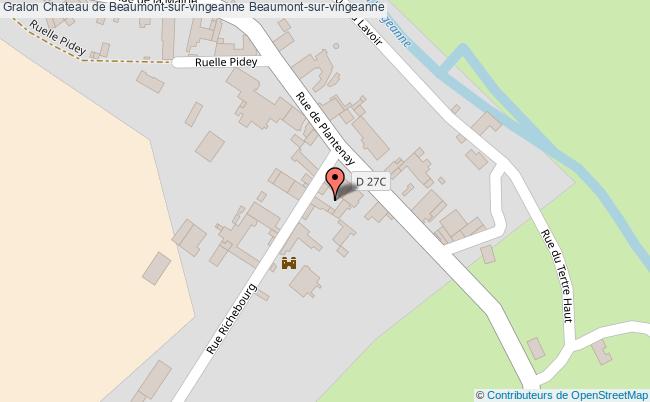 Chateau de beaumontsurvingeanne Beaumontsurvingeanne tourisme